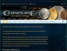 Tablet Screenshot of coinpurse.com